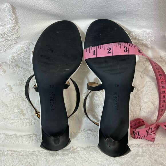 LAUREN by RALPH LAUREN Leaton Stud Heels Women's Sz7B Classy Eveningwear Holiday - Picture 6 of 7